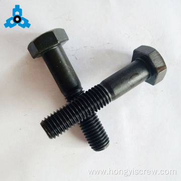 DIN931 Black oxide Half Thread Hex Head Bolts